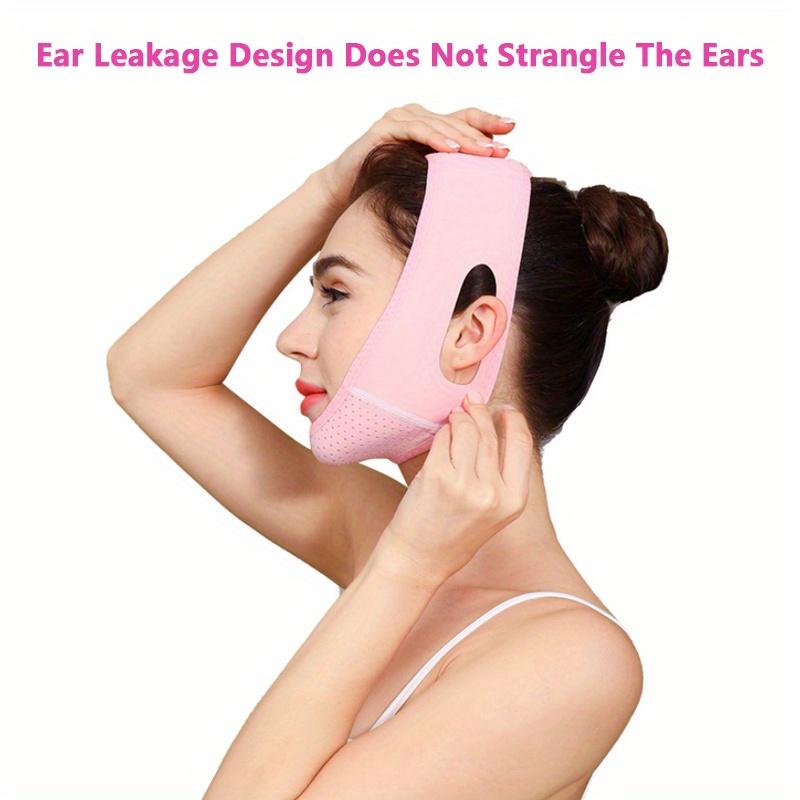 Product Introduction of Mặt Nạ Băng Quấn, Mặt Nạ Nâng Cơ Mặt Chữ V Nhỏ Mặt Nạ Cắn Cằm Đôi, Dây Đeo Ngủ, Mặt Nạ Nâng Cơ Chữ V Tái Sử Dụng, Dây Đeo Giảm Cân Trên Khuôn Mặt, Mặt Nạ Nâng Cằm Làm Đẹp Da Skincare 2