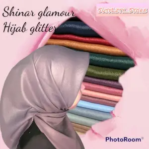 Hijab Shinar Glamour ansanian WARNA TERlENGKAP - Jilbab Kerudung Segiempat Sinar (PRODUK BEST SELLER )  Katun Lembut Muslim Mewah Nyaman