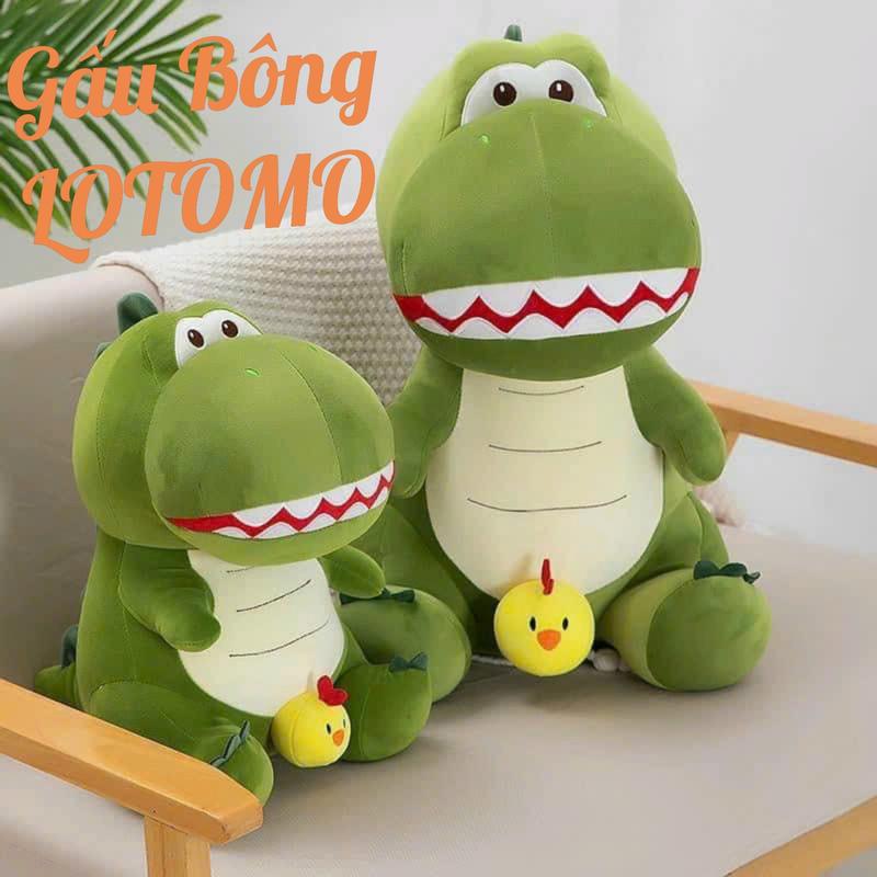 Gấu Bông Khủng Long Gà Con Cực Kì Đáng Yêu. Gấu Bông LOTOMO Toy Thú Nhồi Bông Thú Bông Đồ Chơi Phát Nhạc