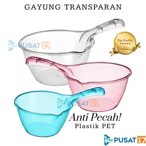 PUSAT17 GAYUNG MANDI TRANSPARAN ANTI PECAH GAYUNG BENING AESTHETIC PERLENGKAPAN MANDI WC TOILET