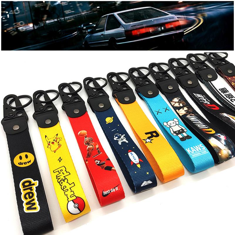Product Introduction of Fashion Ribbon Car Keychain Lanyard Business Gift Key Chain Men Women Car Key Strap Waist Wallet KeyChains Keyrings #466471 29