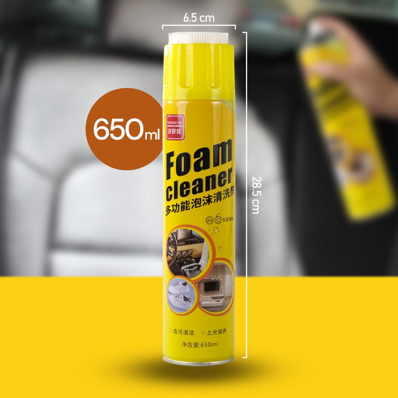 VOHAOCHAI Foam Cleaner Spray Car Interior Agent Cleaner 650ml 3