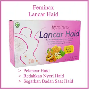 Feminax Lancar Haid 15ml Pelancar Haid Datang Bulan Redakan Nyeri Menyegarkan Badan Sirup Herbal