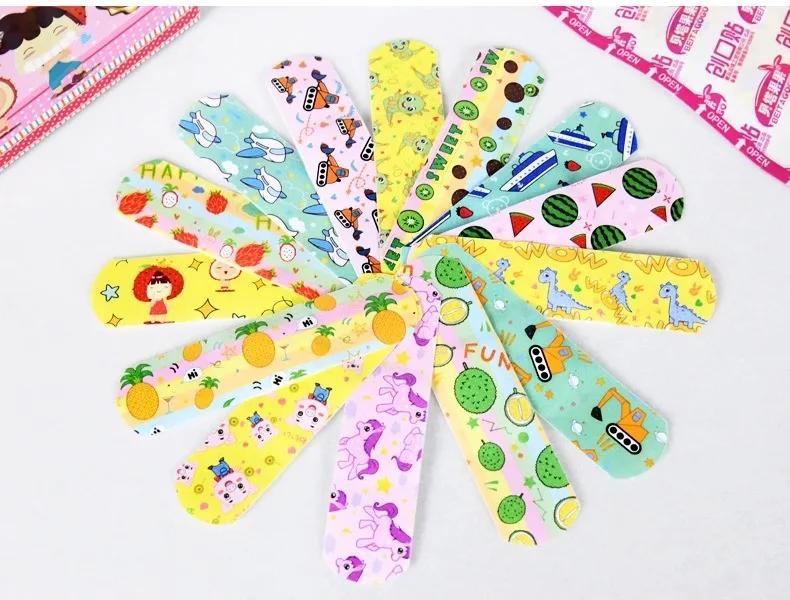 Product Introduction of 120Pcs/box Cartoon Band-aid Cute Mini Children Breathable Transparent Waterproof Bandage Medical Ok Bandages Hemostatic Patch 6