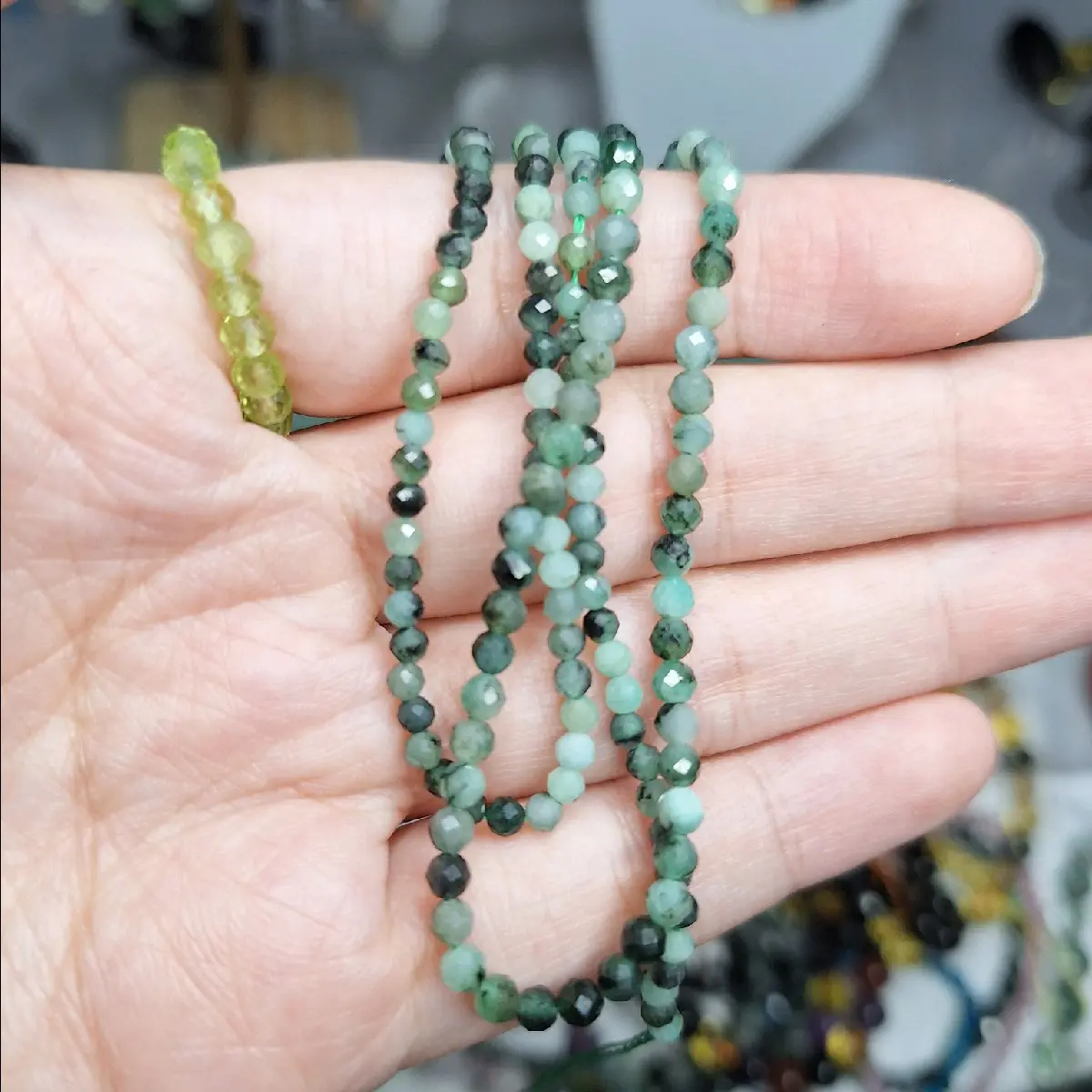 gelang emerald mini 3mm high quality
