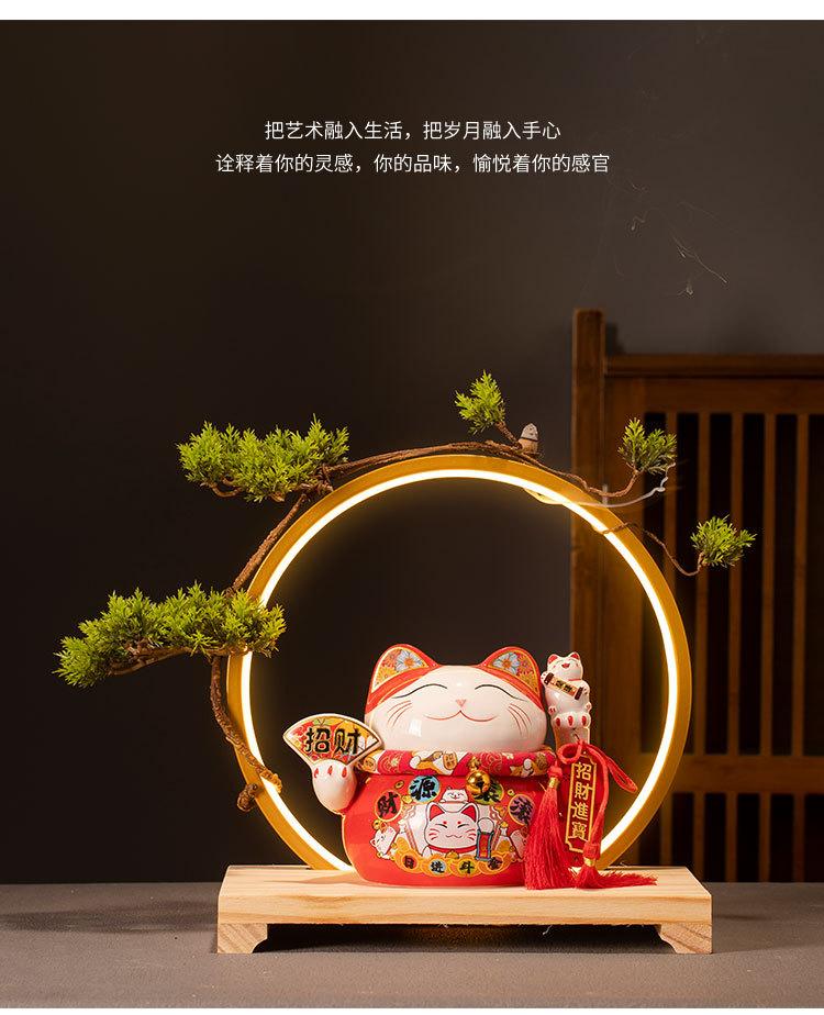 Product Introduction of Lantern circle large ornament Chinese Zen creative living room foyer office opening gift giving desktop home decoration gift 18