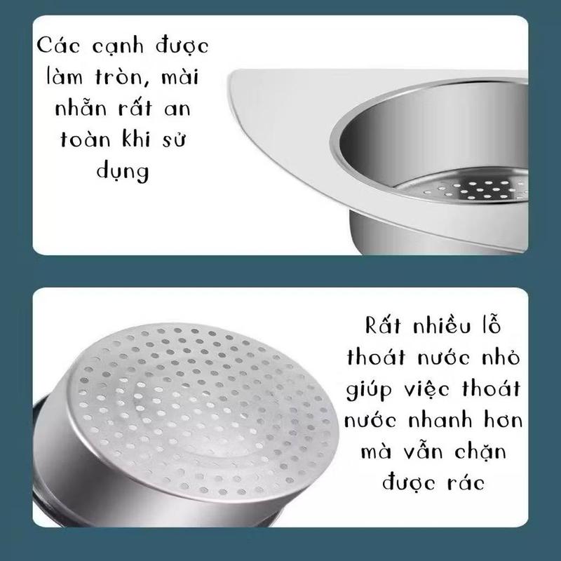 Khay lọc rác bồn rửa chén, không còn lỗi lo tắc bồn rửa 4