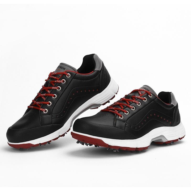Product Introduction of Foreign Trade Low-Top Men's Golf Waterproof Sneakers Non-Slip plus Size with Studs Golf Sports Leisure Training Shoes Men's Xz25036 16