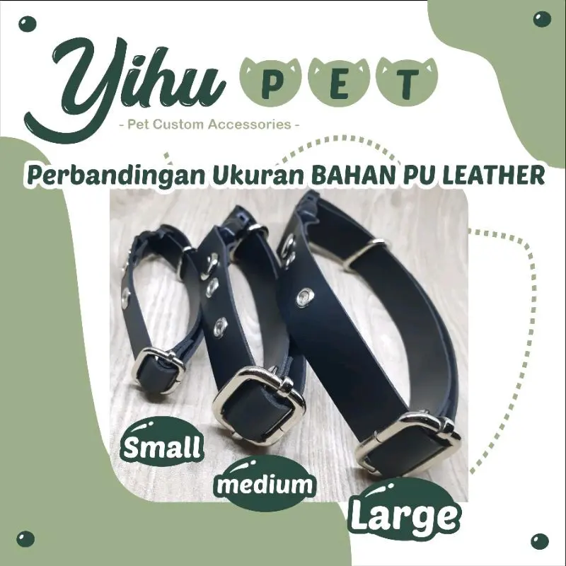 CUSTOM NAMA Kalung Anjing Kucing 3