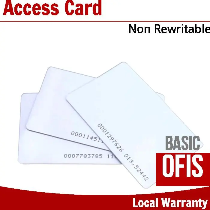 1pc Access Card RFID Tag ID Proximity Card 125Khz Read Only (THIN)