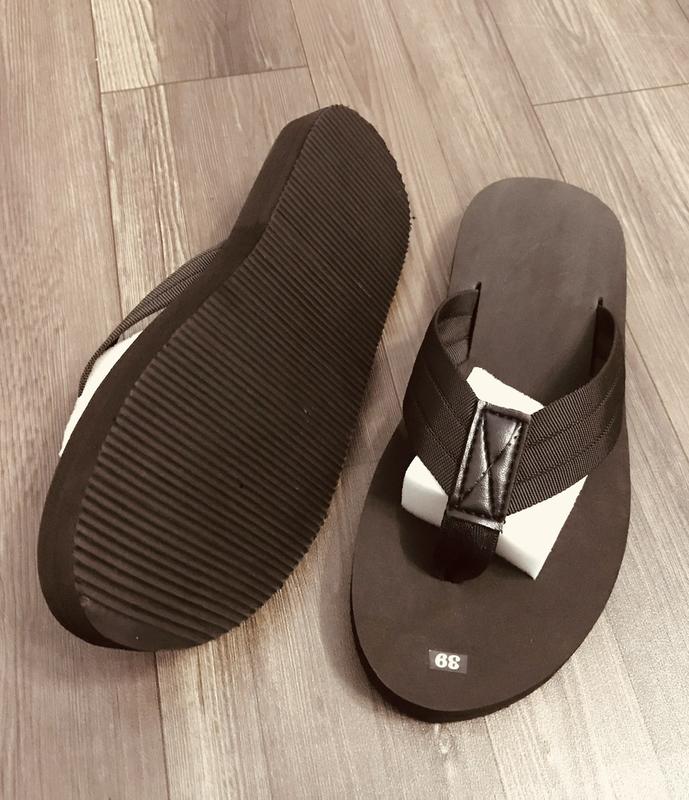 Dép xỏ ngón nam nữ đế xốp quai dù 3 sọc, size 36-44, đầu tròn - Slipper, Đế Bằng DéP Cao Su Đồng dép dsq tông 6