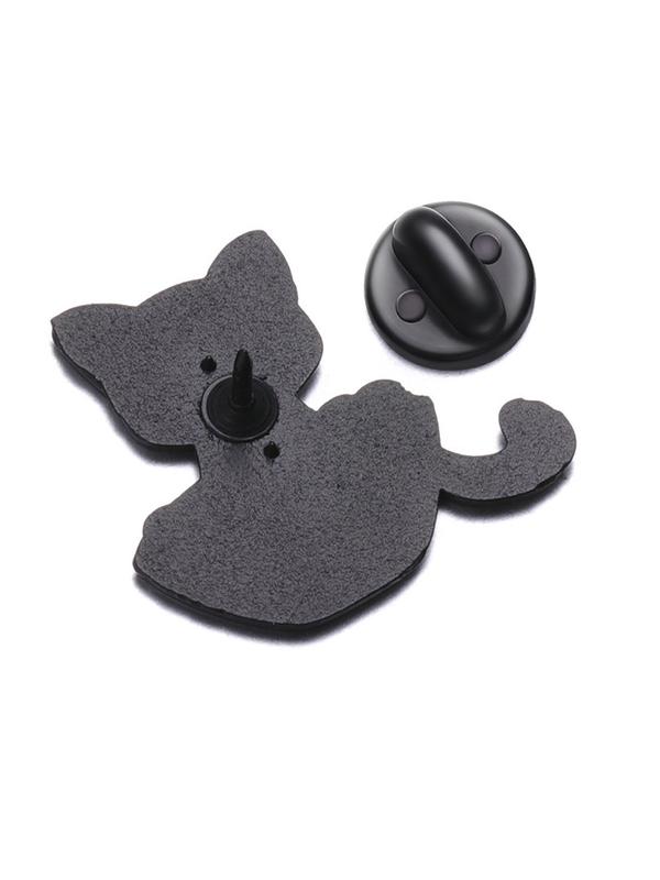 Summer Cute Cat Design Brooch, Animal Design Brooch, Fashion Accessories for Men & Women Suitable for Backpacks, Jeans, Scarves, Hats Decoration Fixed Buckle 5