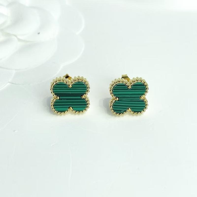 Bông tai titan 4 lá nhỏ xinh bền mầu- trang sức cao cấp 6