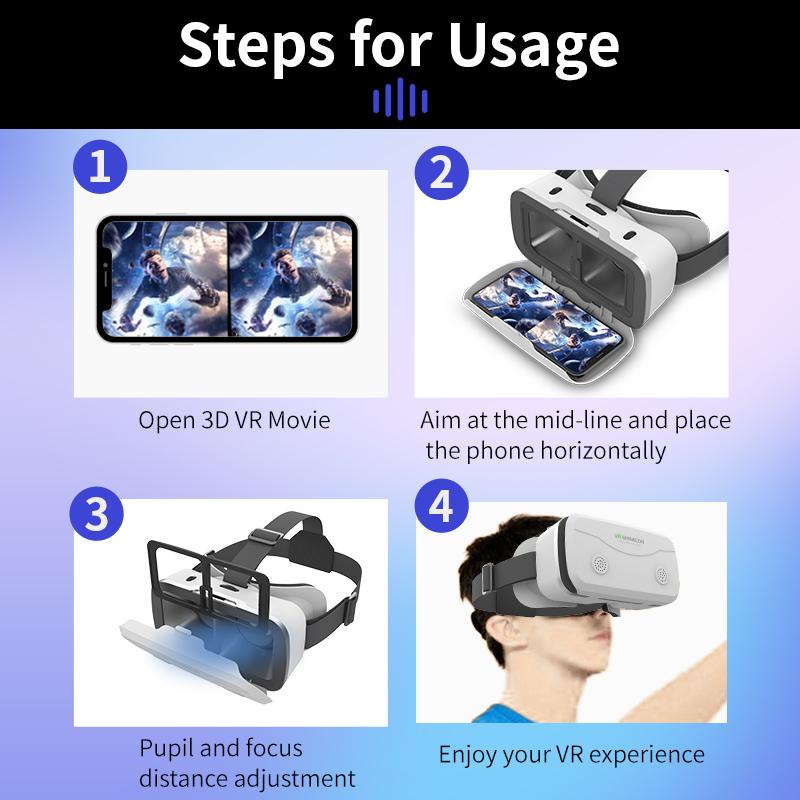 G15 IMAX Giant Screen Virtual Reality Glasses HD 3D Movie Google Cardboard Box VR Helmet for 4.7 7" Phone,Support Game Joystick - Image 3