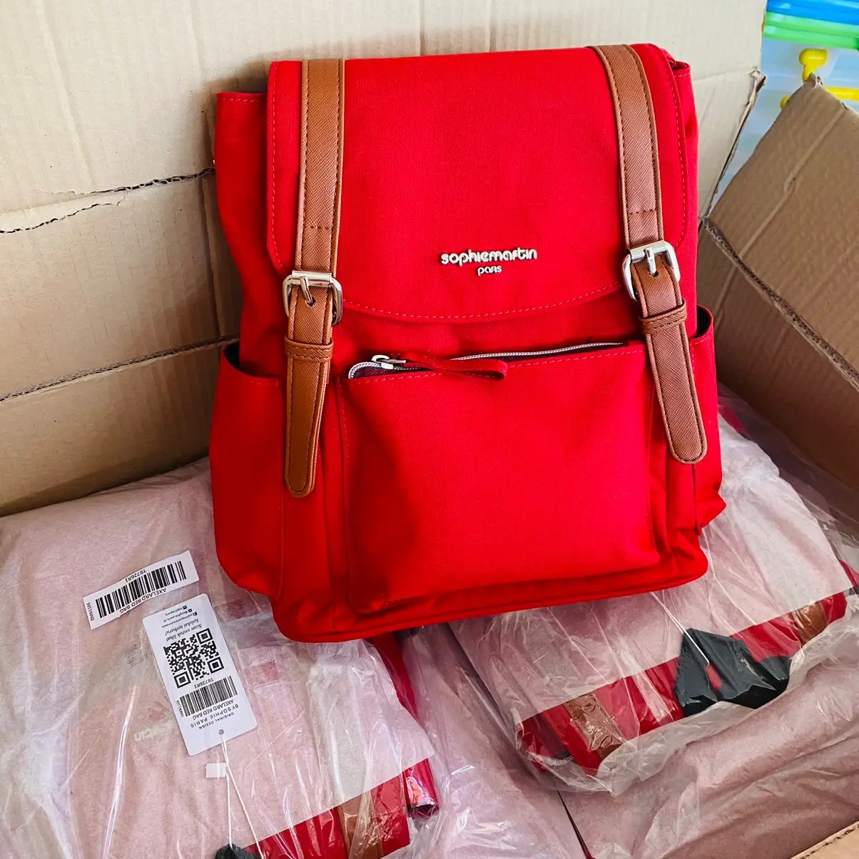 RANSEL AXELARD FLUER BLACK NAVY ELLETRA CHANZA AXELARD RED BLACK TOSCA SOPHIE MARTIN PARIS PROMO TAS RANSEL WANITA Hitam