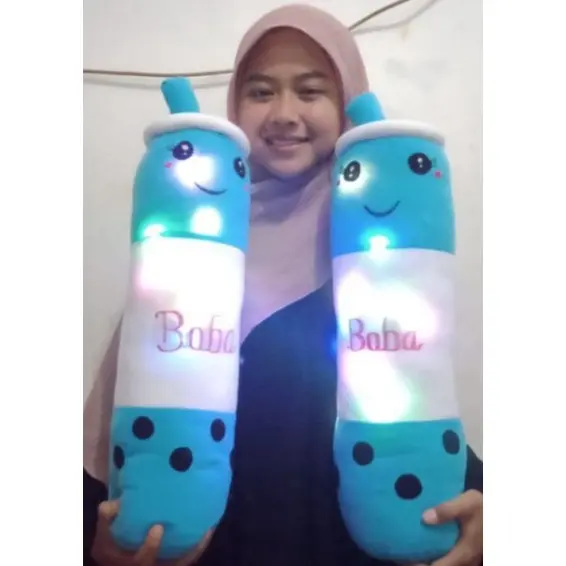 Boneka Guling Boba Ukuran 45Cm dengan Isi Dacron Silikon Berkualitas Super Empuk - Toys, Dolls