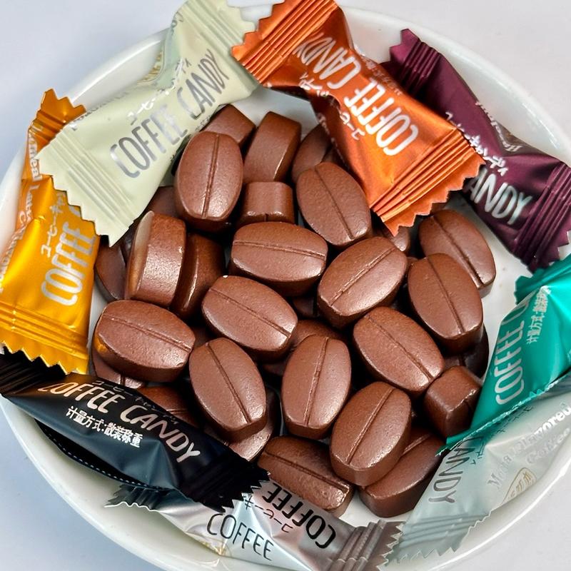 Kẹo Cà Phê Coffee Candy Mix Nhiều Vị Không Đường - Cafe Đen Cafe Sữa Bạc Sỉu Cafe Hạt Dẻ Cafe Latte Sữa Cafe Vanilla Cafe Mocha Cafe Sữa Dừa - Kẹo Ăn Vặt Giúp Tỉnh Táo Thức Ăn