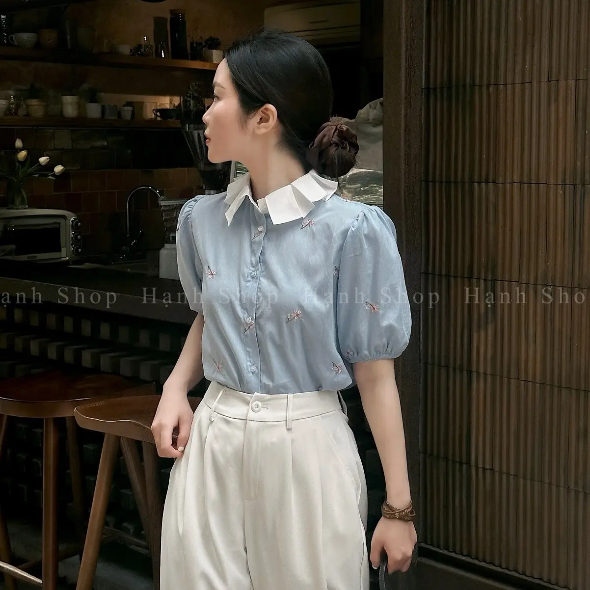 Somi xanh thêu - Luu Hanh