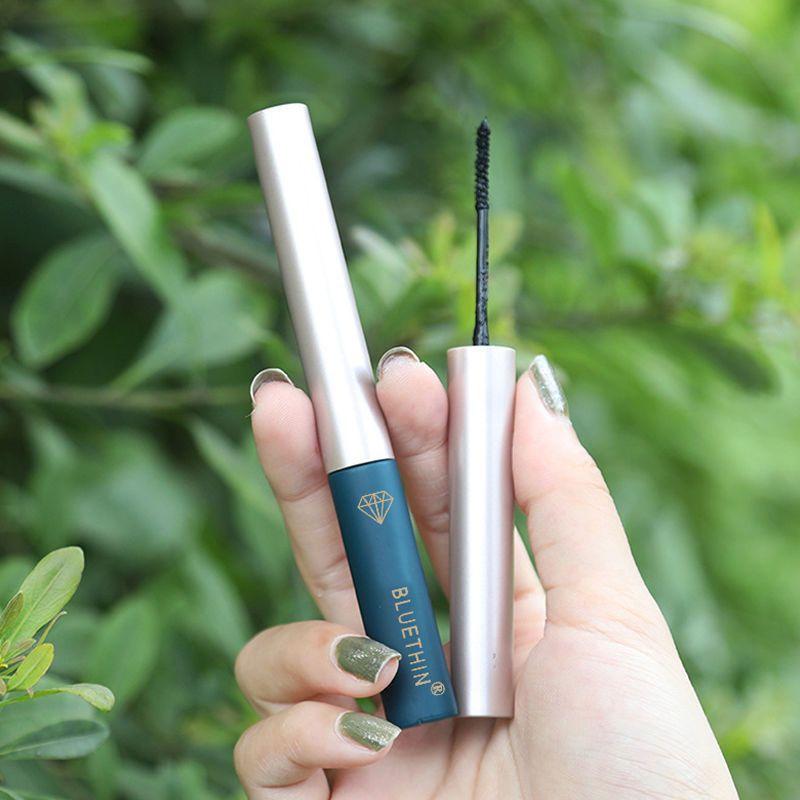 BLUETHIN-Mascara làm cong mi, chống nhòe, không thấm nước, mỏng, chải mi, kéo dài mi, lâu trôi 2