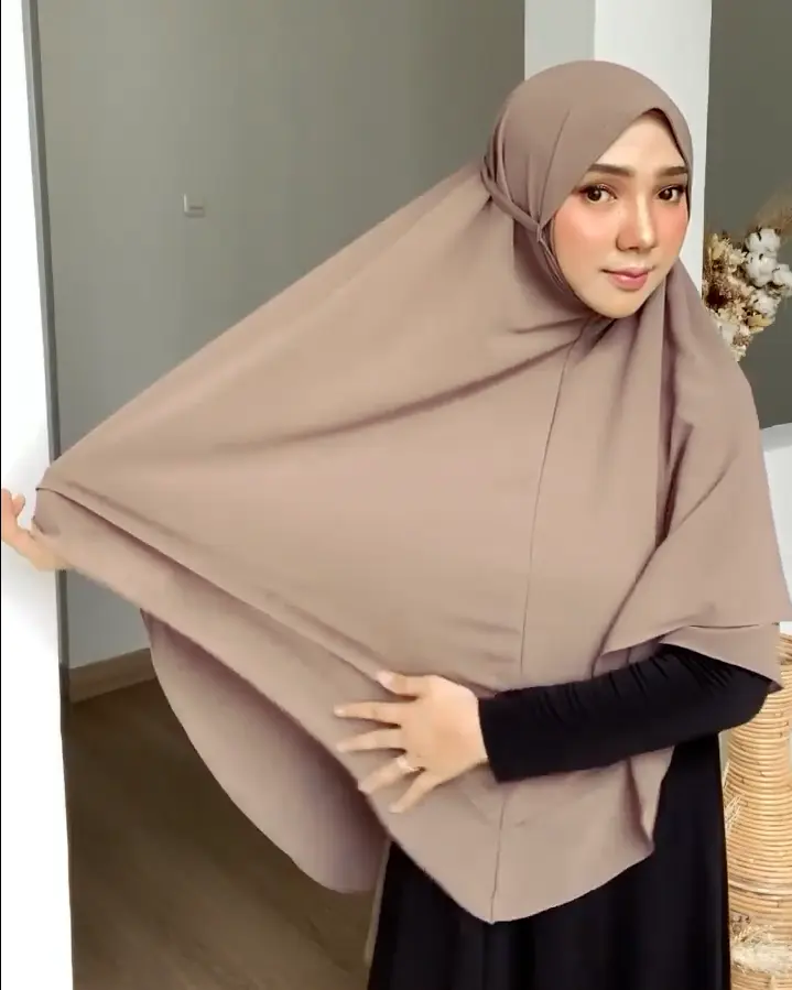 HIJAB JILBAB YOORA BERGO TALI KHIMAR SYARI JUMBO CERUTY BABYDOLL 2 LAYER PREMIUM TERBARU