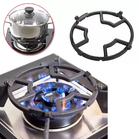 Universal Non Slip Cast Iron Stove Trivets For Kitchen Wok Cooktop Range Pan Holder Stand Stove Rack Milk Pot Holder For Gas Hob