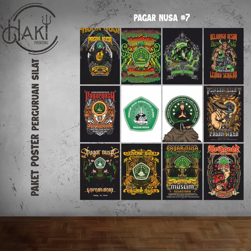 PAKET POSTER DINDING PAGAR NUSA 6