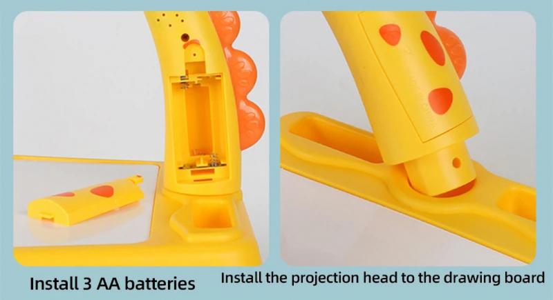 Product Introduction of LED Projector Painting Table Toy Painting Table Set Educational Board Learning Tools Painting Toys 20