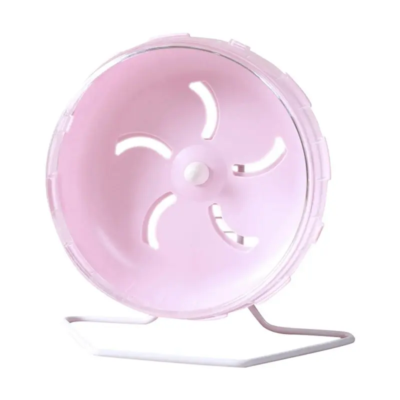 Hamster Wheel Cat Running Wheel Rat Small Mice Silent Jogging Hamster Gerbil Exercise Play Toys Brackets Accessories D