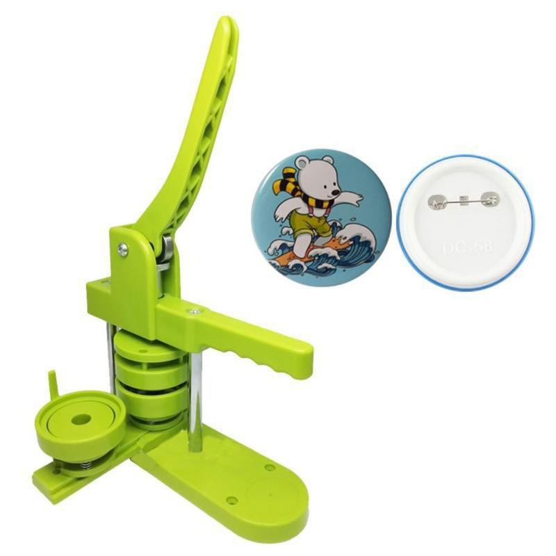 Product Introduction of Button Maker Round Shape Badge Machine Molds Punching Durable Button Maker Mould Cut Die DIY 10