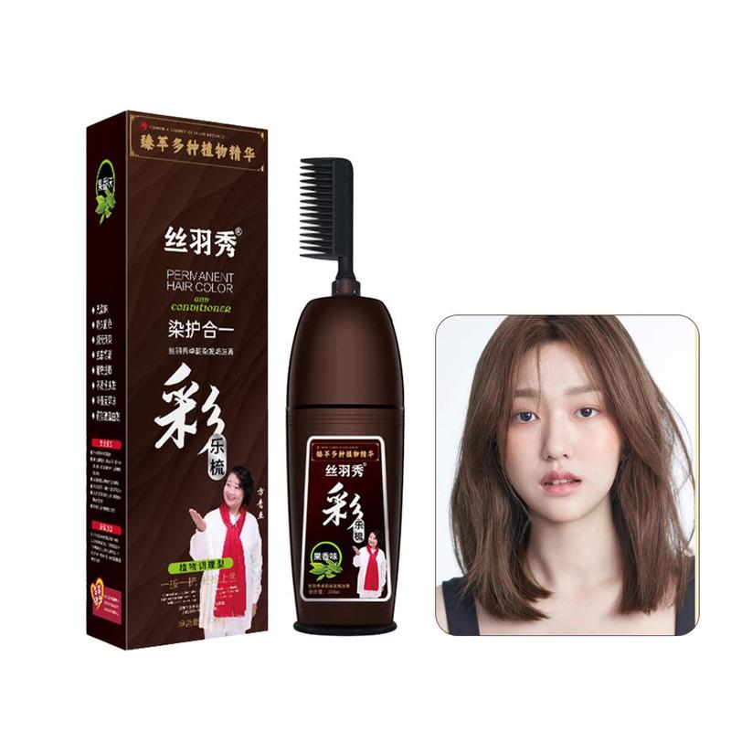 Product Introduction of Instant Coloring Shampoo Natural Black Color For Men Women Hair Dye Herbal Brown Purple Hair 17