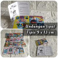 Gambar Undangan ulang tahun model lipat / undangan pesta - 9x13 tipis dari Anugrah Plastik_NEW Kota Surabaya 3 Tokopedia
