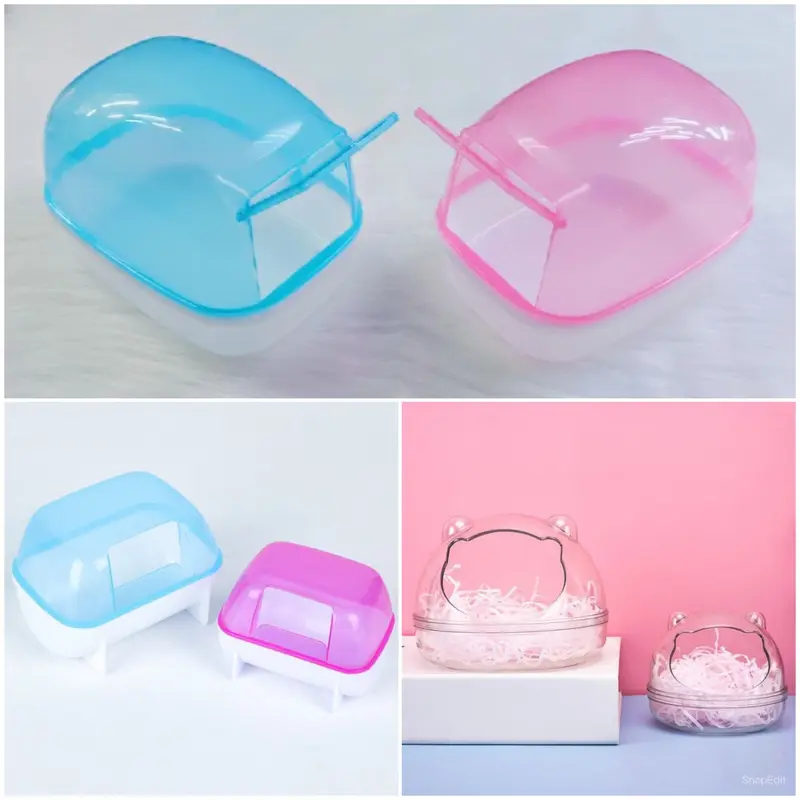 Nhà tắm Hamster size nhỏ, size to trong suốt 0