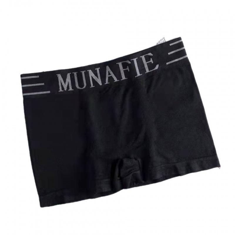 Quần Boxer Liền Mạch, Dành Cho Nam Giới, Phổ Biến, Ngoại Cỡ, Thoáng Khí, Siêu Co Giãn, Đồ Lót Thể Thao, Với Thiết Kế Chữ Cái 4