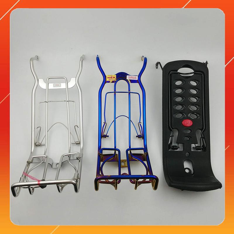  Baga giữa xe Sirius RC gác baga trước chở đồ sirius xăng cơ bình xăng con nhựa inox titan 7 màu 10 ly 