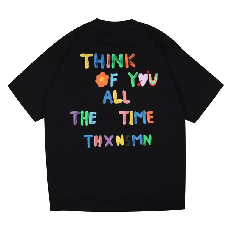 JN Tshirt Miorine Black Thanksinsomnia / Crew-neck fashion unisex T-shirt Menswear Top Kaos Baju Atasan Distro 0