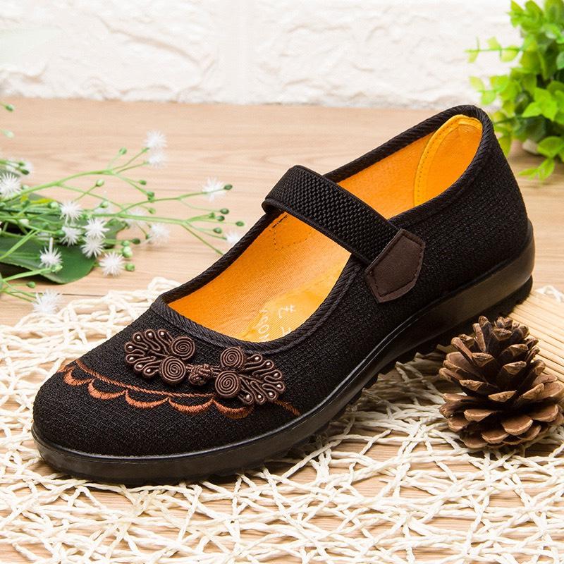 Product Introduction of Giày trung niên nữ, giày bà nội bà ngoại, giày lười vải nữ Shoes Shoes 11