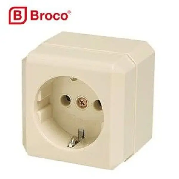 Stop Kontak OB Broco 1 Lubang SNI 0