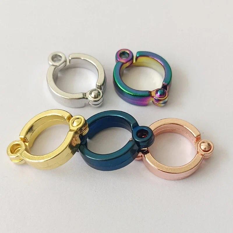Product Introduction of Parrot Foot Rings Metal Pet Bird Leg Rings Outdoor Fly Training Activity Anti-Lost Opening Clip Leash Accessories 4-15mm 5