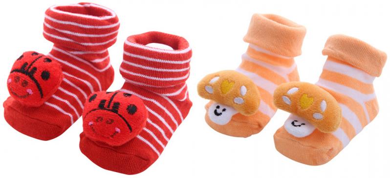 Product Introduction of 0-12Months Baby Assorted 3D Design Cartoon Anti-Slip Cotton Baby Socks Kid Newborn 10