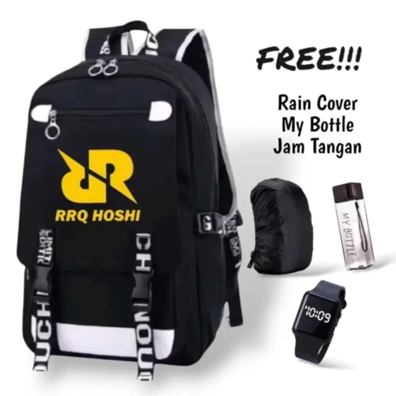ADN STORE - TAS RANSEL SEKOLAH ANAK LAKI LAKI PEREMPUAN RRQ HOSHI TAS SEKOLAH ANAK SD PAUD TK MOBILE LEGENDS KEKINIAN FASHION BACKPACK TAS ANAK SEKOLAH BANYAK BONUSNYA