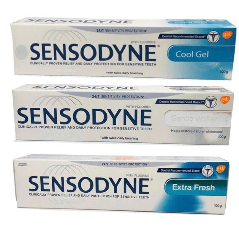 [FREE SHIP] COMBO 5 Tuýp Kem đánh răng Sensodynee - Tặng 6 bàn chải 5