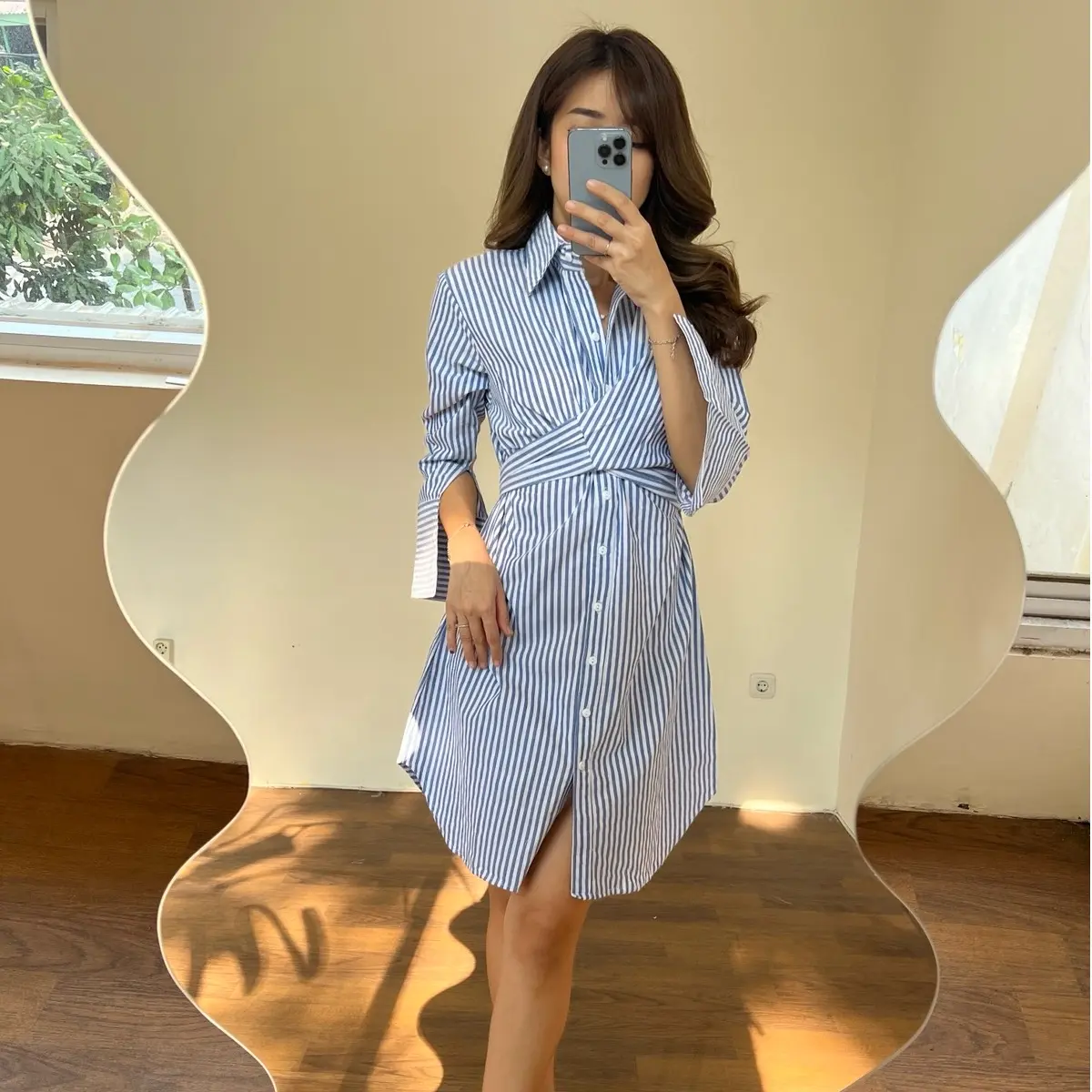 Stripe Aca Knot dress @175rb