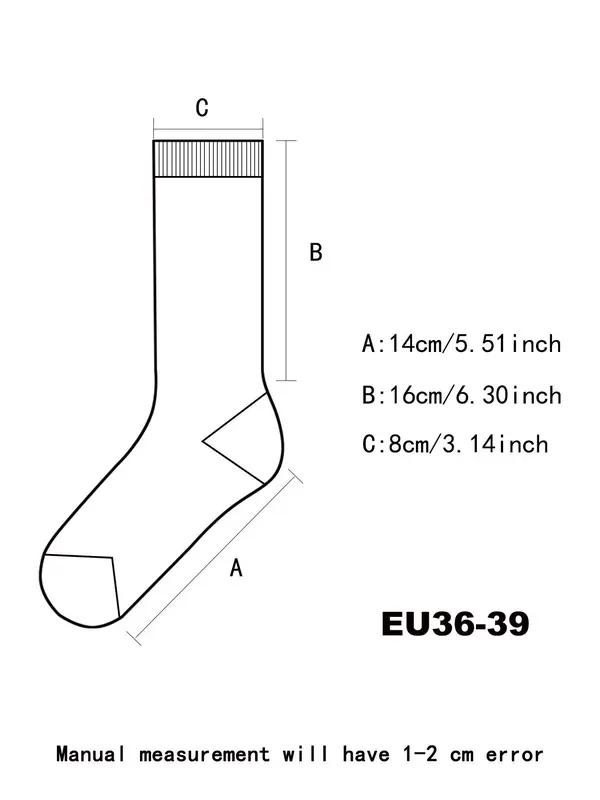 Women's Bow Embroidery Mid-calf Socks, Casual Comfortable Breathable Socks for Daily Wear, Women's Socks for All Seasons 8