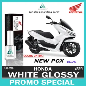 CAT OLES PENGHILANG BARET MOTOR WHITE GLOSSY HONDA ALL NEW PCX 160 2025