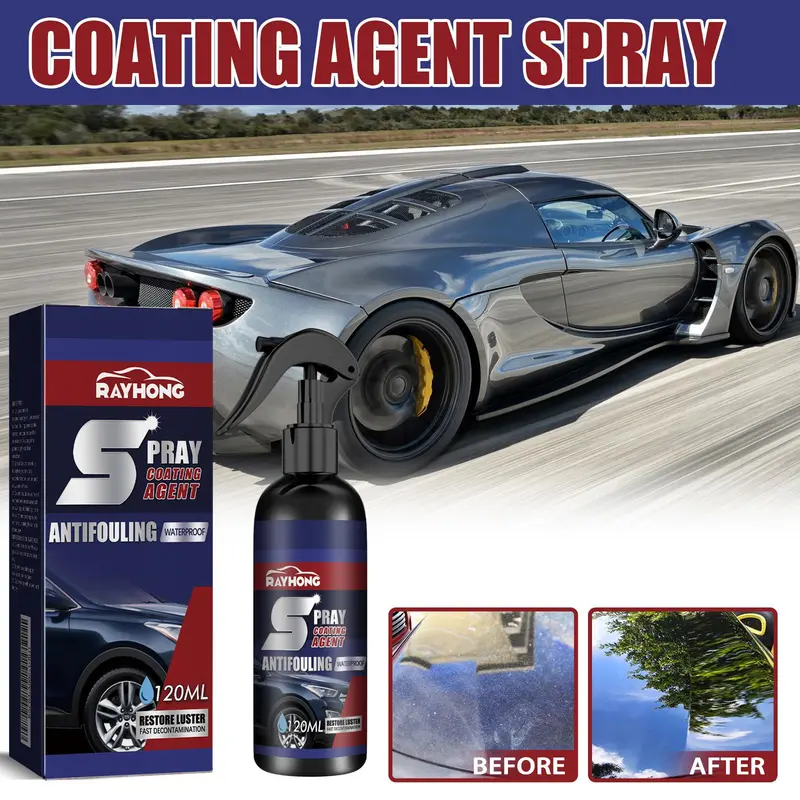 Ryekew Car Anti-fouling Spray, Car Paint Care Spray, Professional Car Paint Care Product, Car Cleaning & Care Product 2