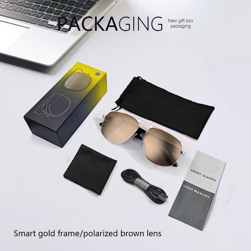 Product Introduction of Original JT-GS02 Intelligent Sunglasses AI Audio Bluetooth Smart Glasses UV400 Polarized Lens Voice Calling Outdoor Eyeglasses 23