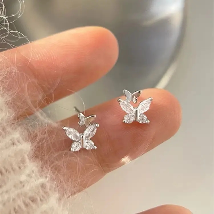 [078] Bông tai hồ điệp mới SolSilver