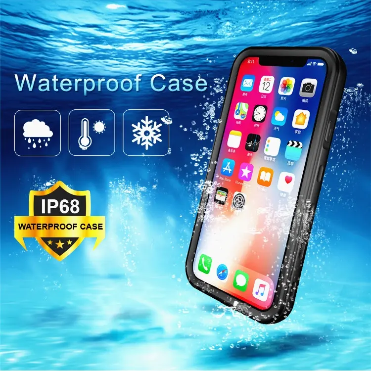 360 Full Body Protection Diving Swim Waterproof Case For iphone 13 Mini 12 11 Pro Max X XS XR SE 6 6S 7 8 Plus Soft Silicone Clear Back Cover Underwater Shockproof