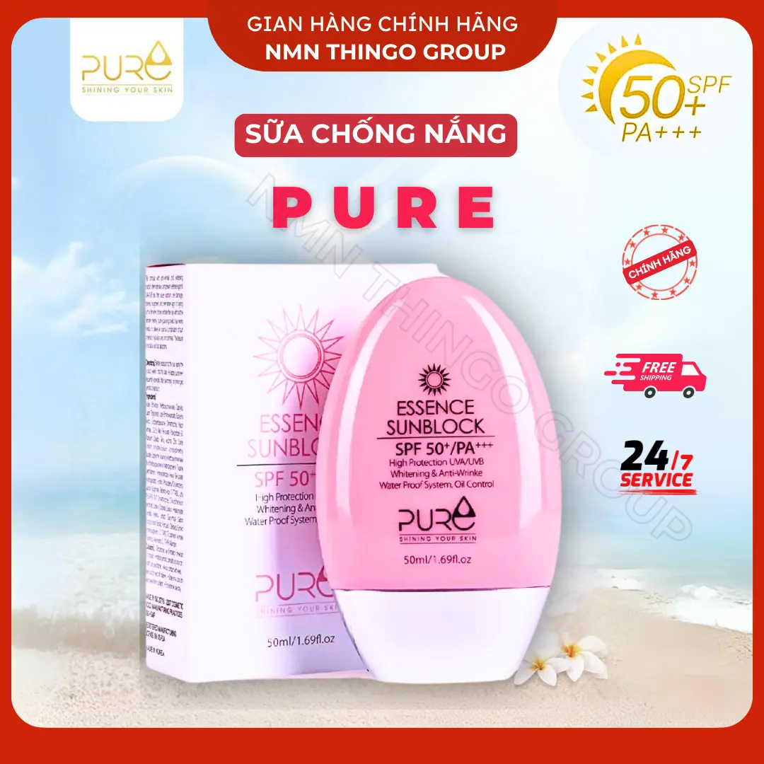 Sữa Chống Nắng Pure Sunblock Essence Phù Hợp Với Mọi Loại Da