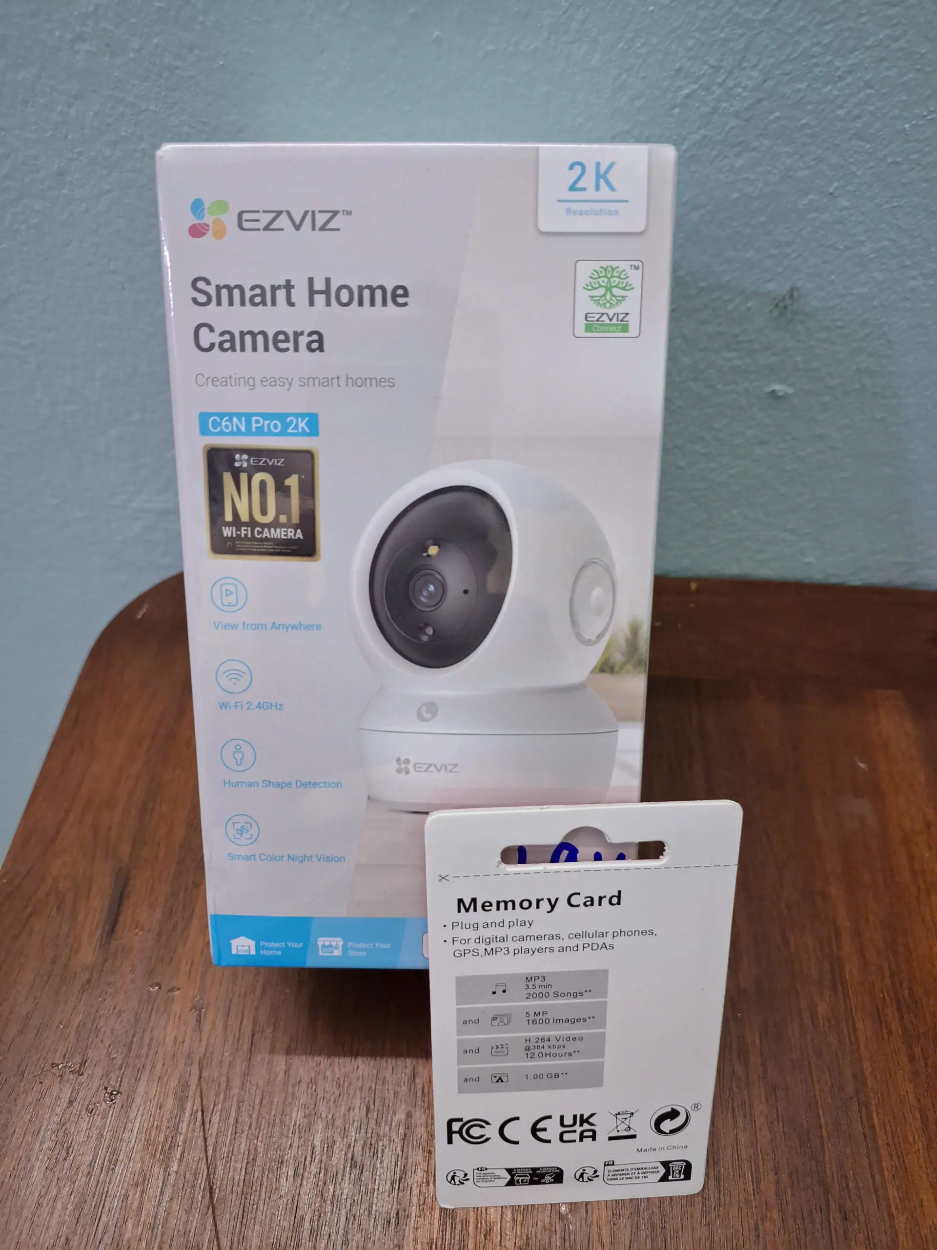 Camera Ezviz C6n Pro 2k 3MP trong nhà, sắc nét, đàm thoại 2 chiều, quay 360